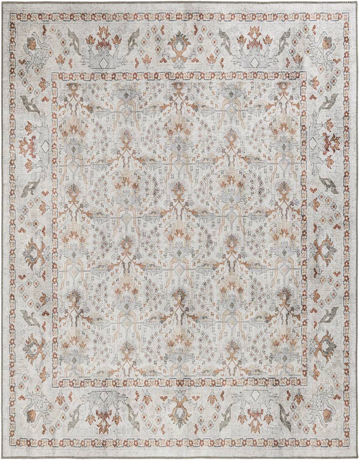Detail image of 7' 10 x 7' 10 Washable Timeless Square Rug