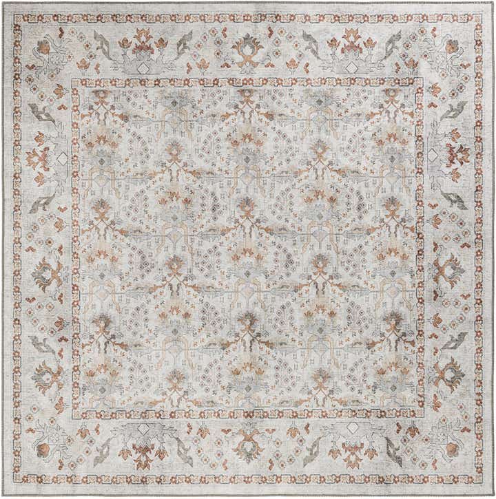 7' 10 x 7' 10 Washable Timeless Square Rug
