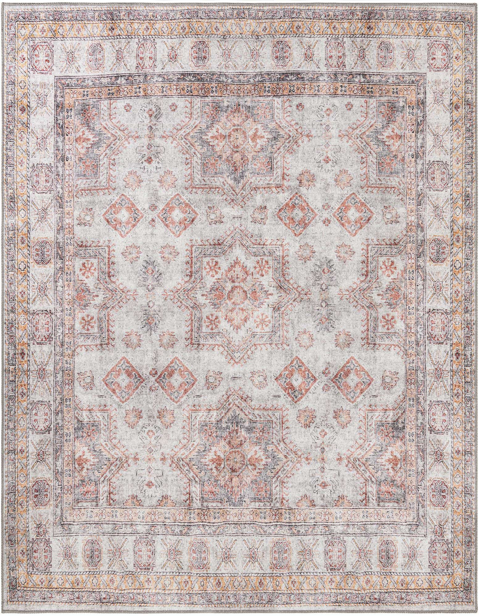 7' 10 x 7' 10 Washable Timeless Square Rug