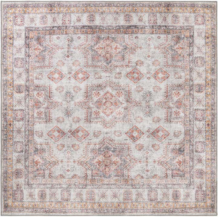 7' 10 x 7' 10 Washable Timeless Square Rug