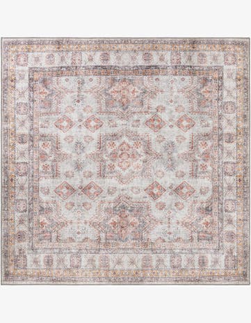 7' 10 x 7' 10 Washable Timeless Square Rug