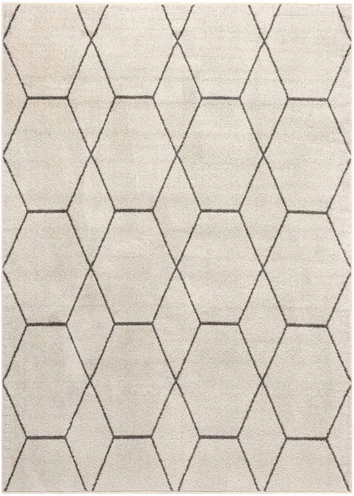 7' x 7' Trellis Frieze Square Rug