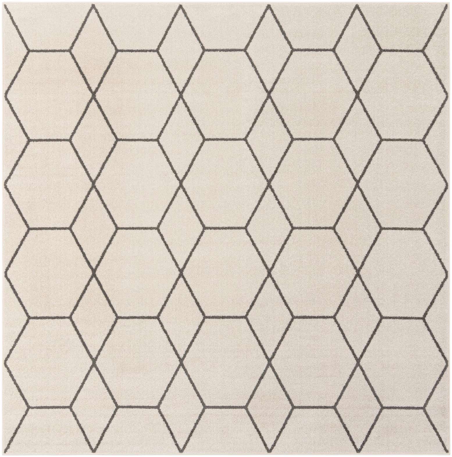 7' 10 x 7' 10 Trellis Frieze Square Rug