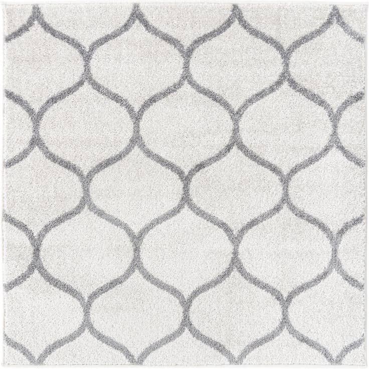 Vue détaillée : 95cm x 95cm Trellis Frieze Tapis Carré