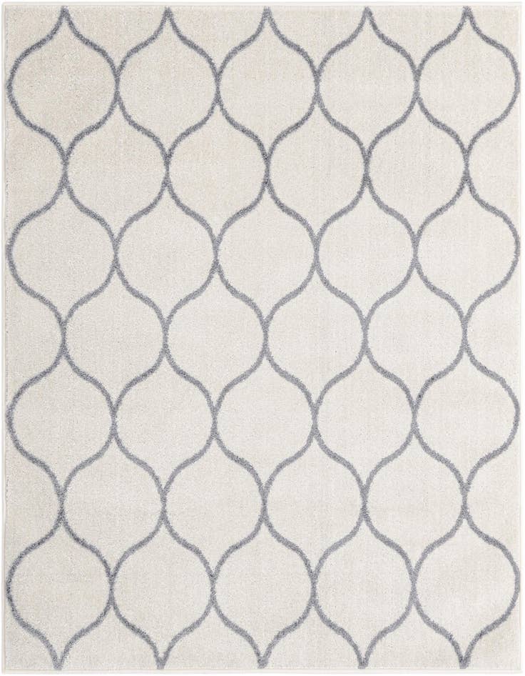 Detail image of 5' 3 x 5' 3 Trellis Frieze Square Rug