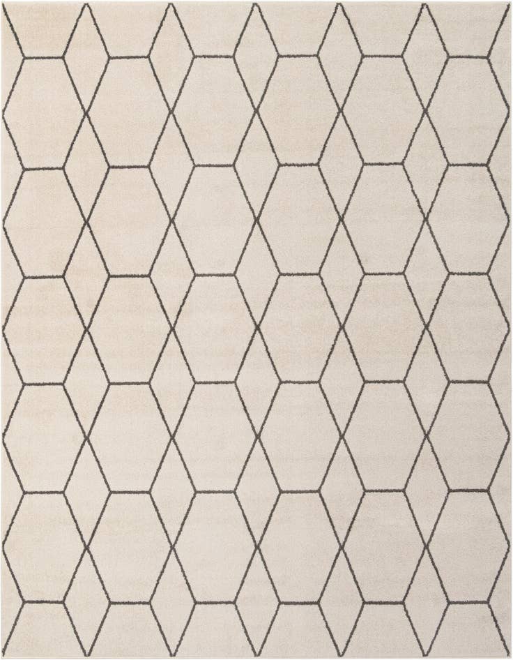 Detail image of 10' x 10' Trellis Frieze Square Rug