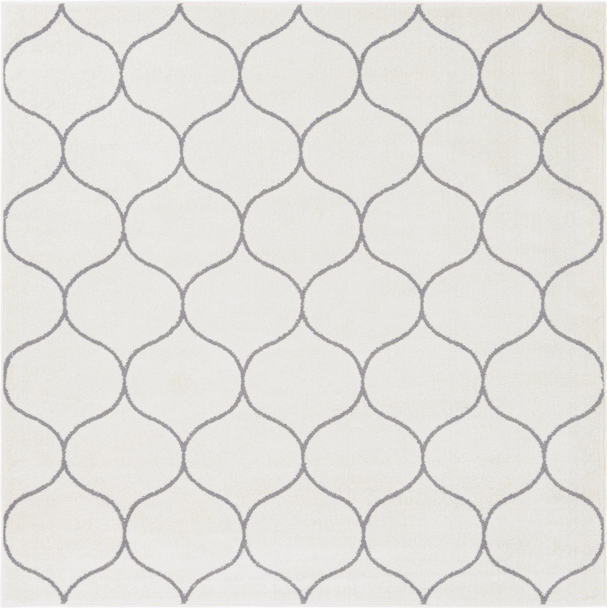 Primary image 7' x 7' Trellis Frieze Square Rug