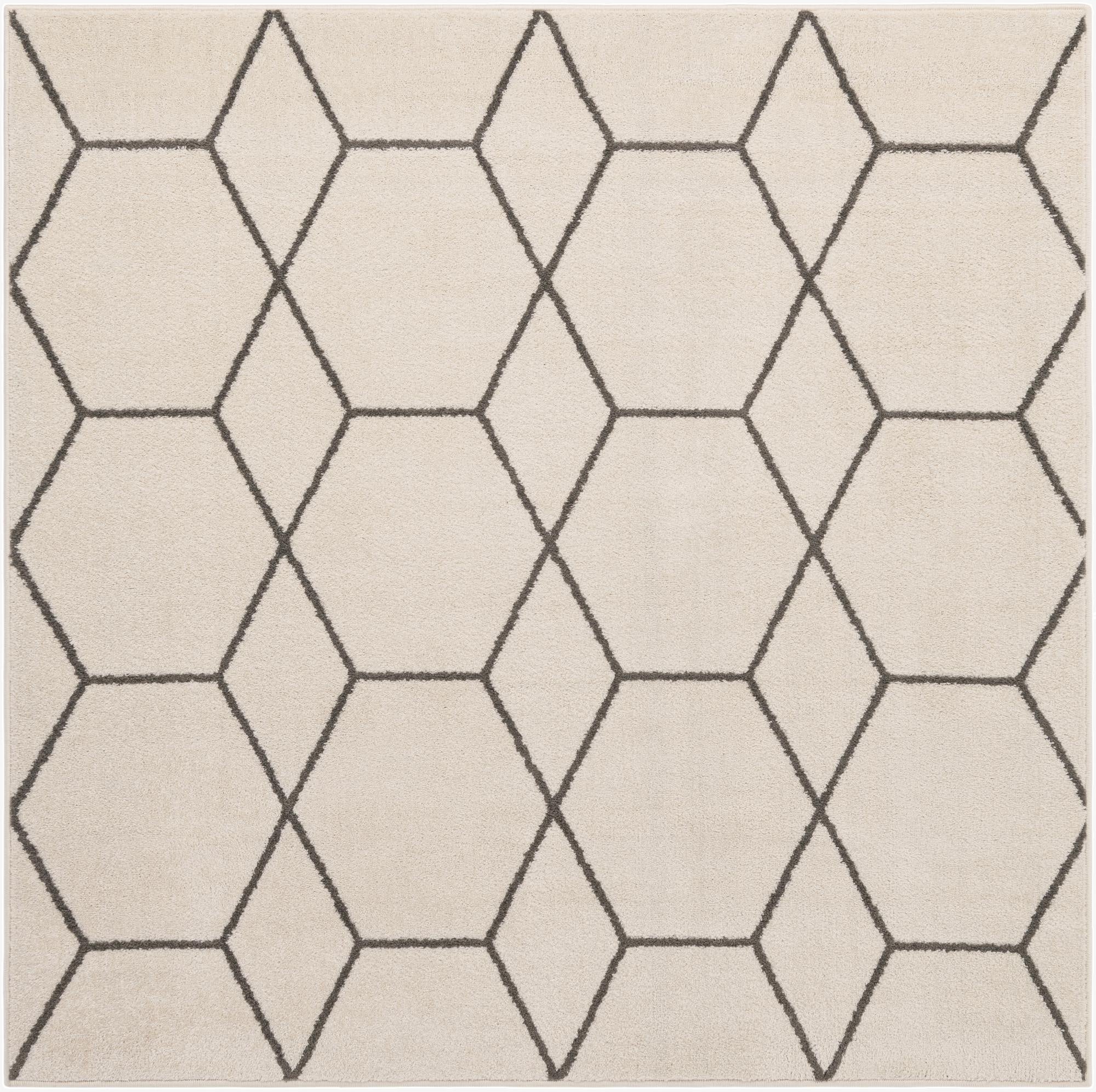 Primary image 6' x 6' Trellis Frieze Square Rug
