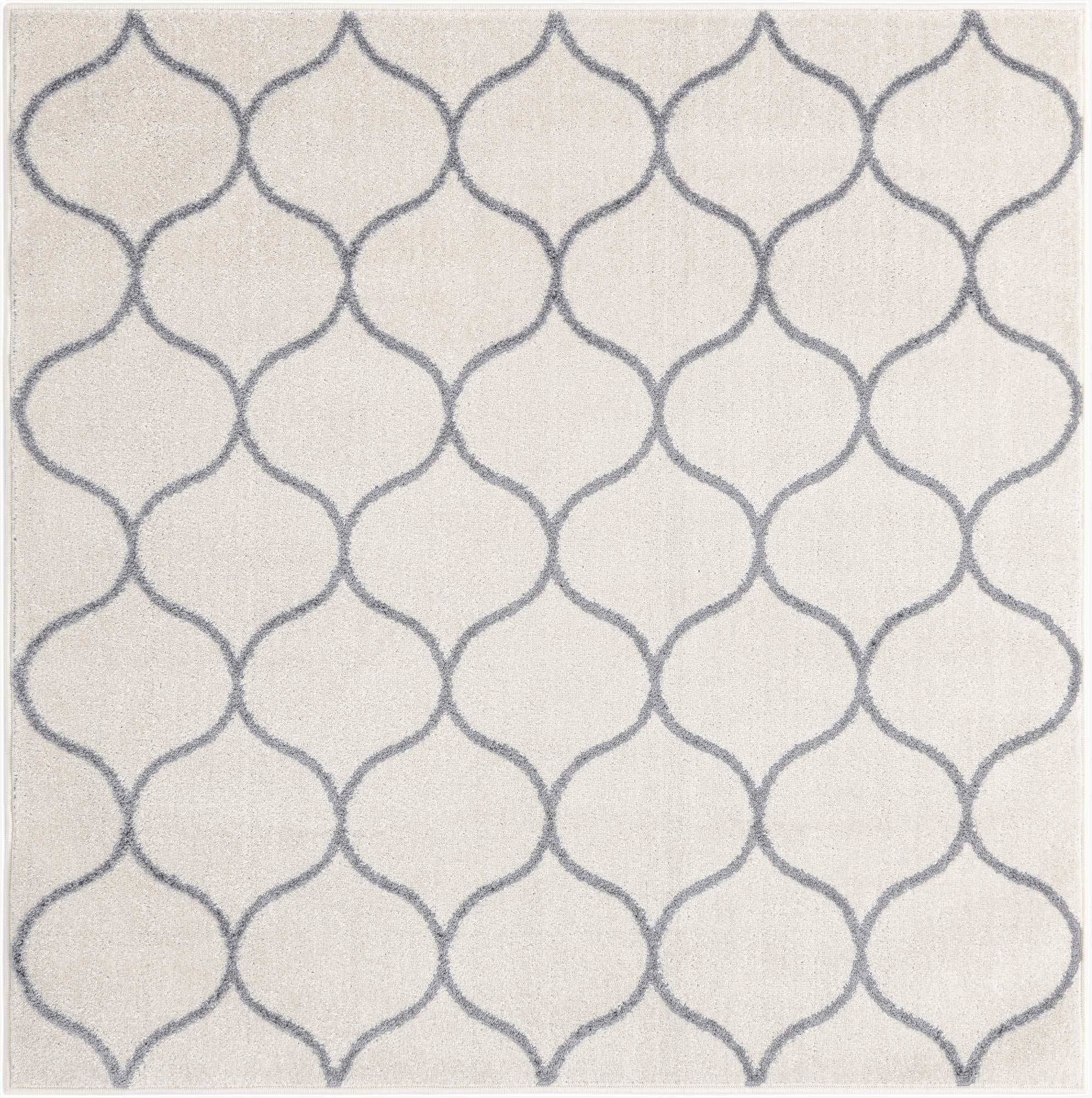 Primary image 5' 3 x 5' 3 Trellis Frieze Square Rug