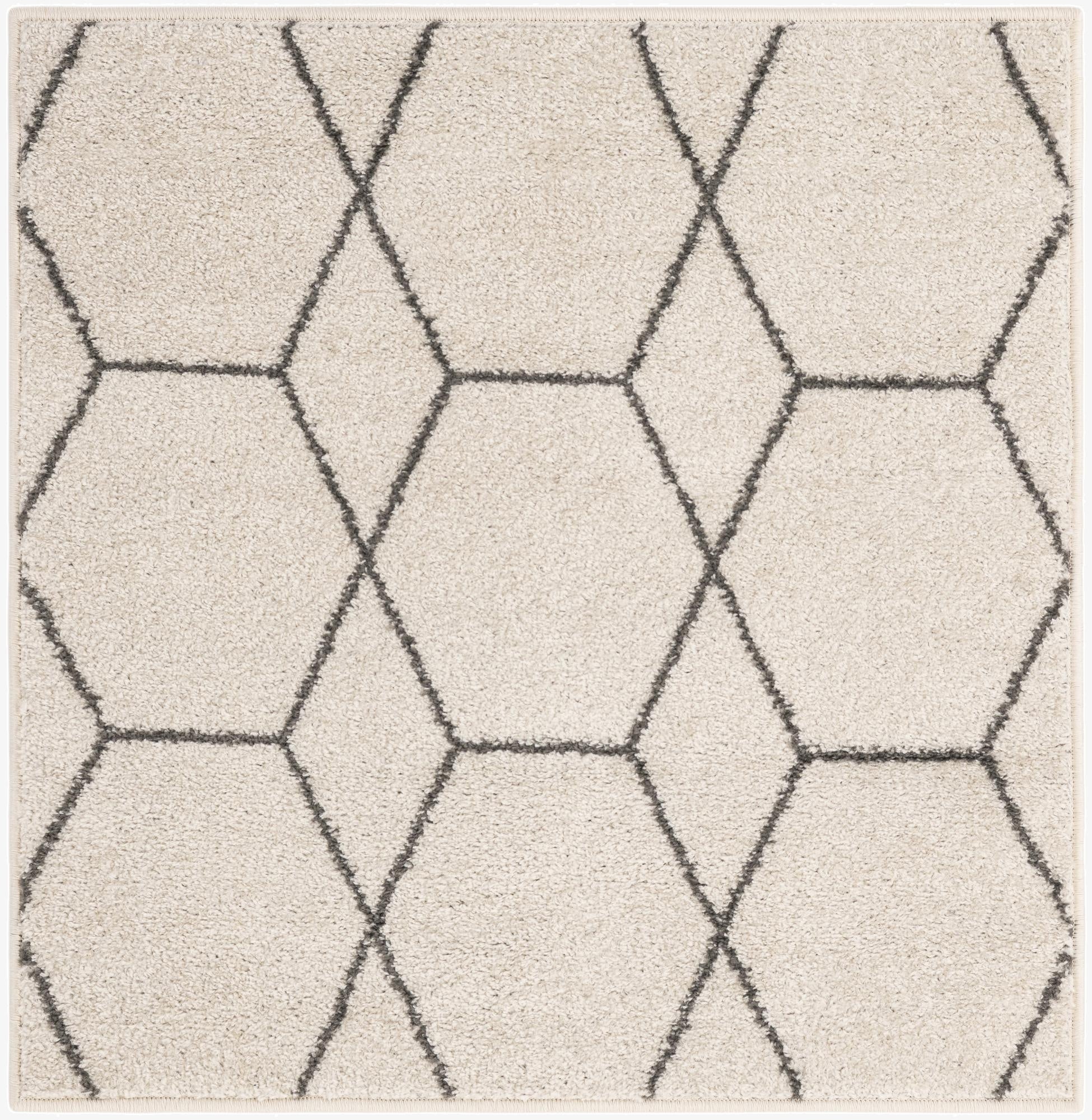 Primary image 3' x 3' Trellis Frieze Square Rug