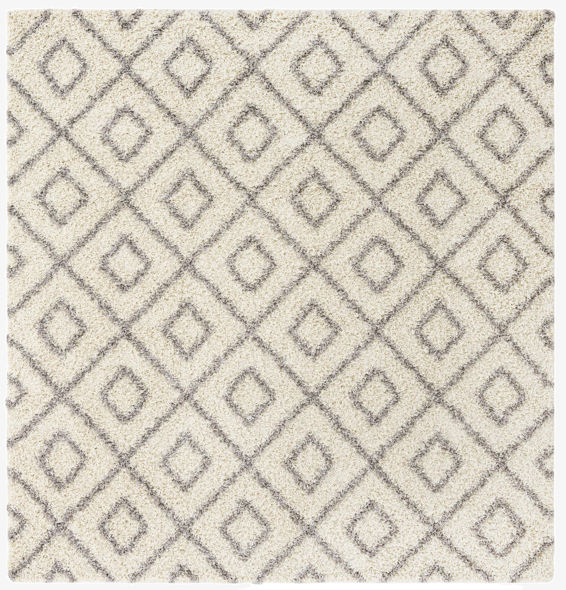 Primary image 7' 10 x 7' 10 Trellis Shag Square Rug