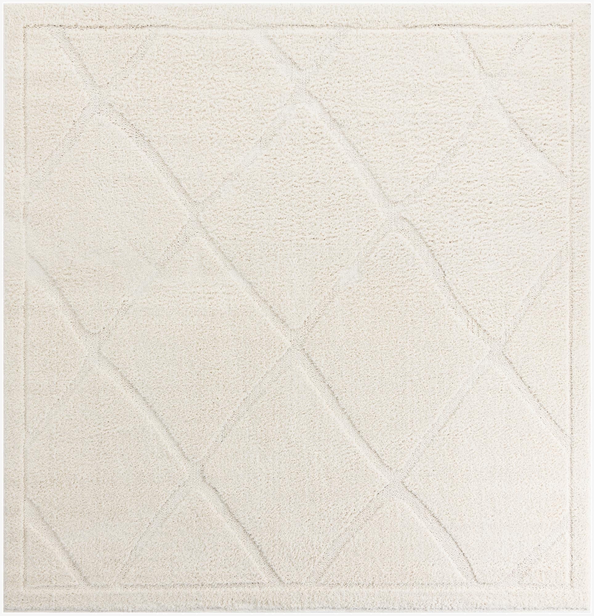 7' 10 x 7' 10 Trellis Shag Square Rug