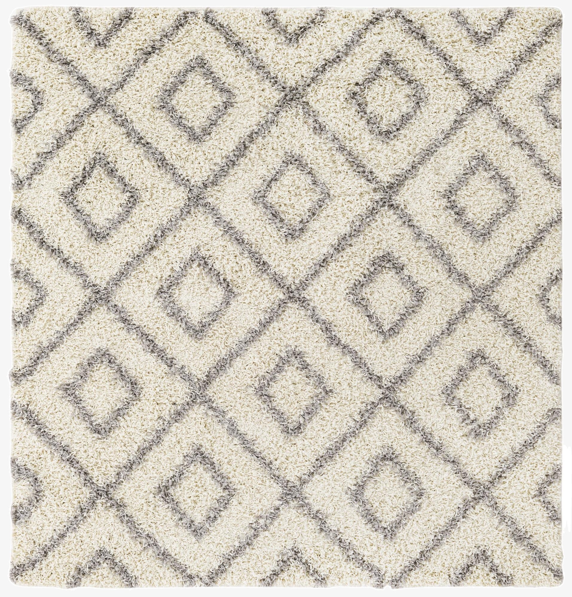 Primary image 5' 3 x 5' 3 Trellis Shag Square Rug
