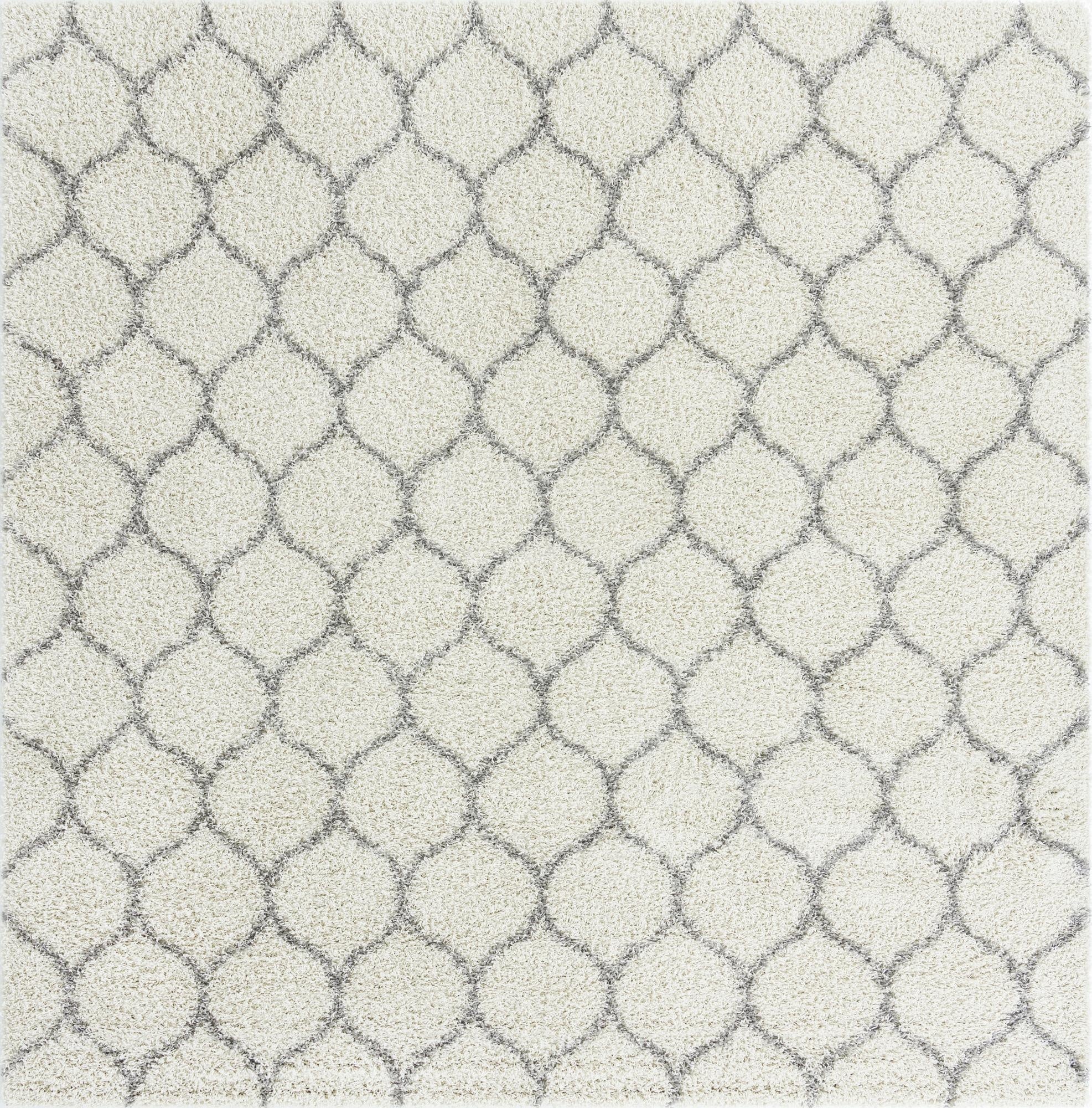 Primary image 10' x 10' Trellis Shag Square Rug