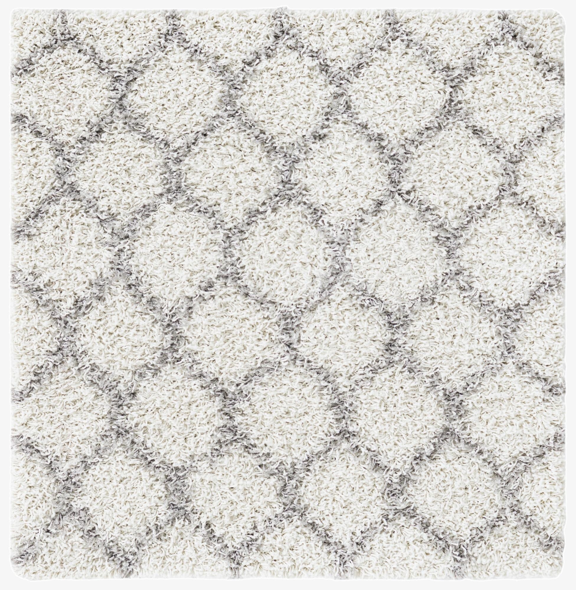 3' 3 x 3' 3 Trellis Shag Square Rug