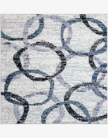 Ivory Tucson Square Rug