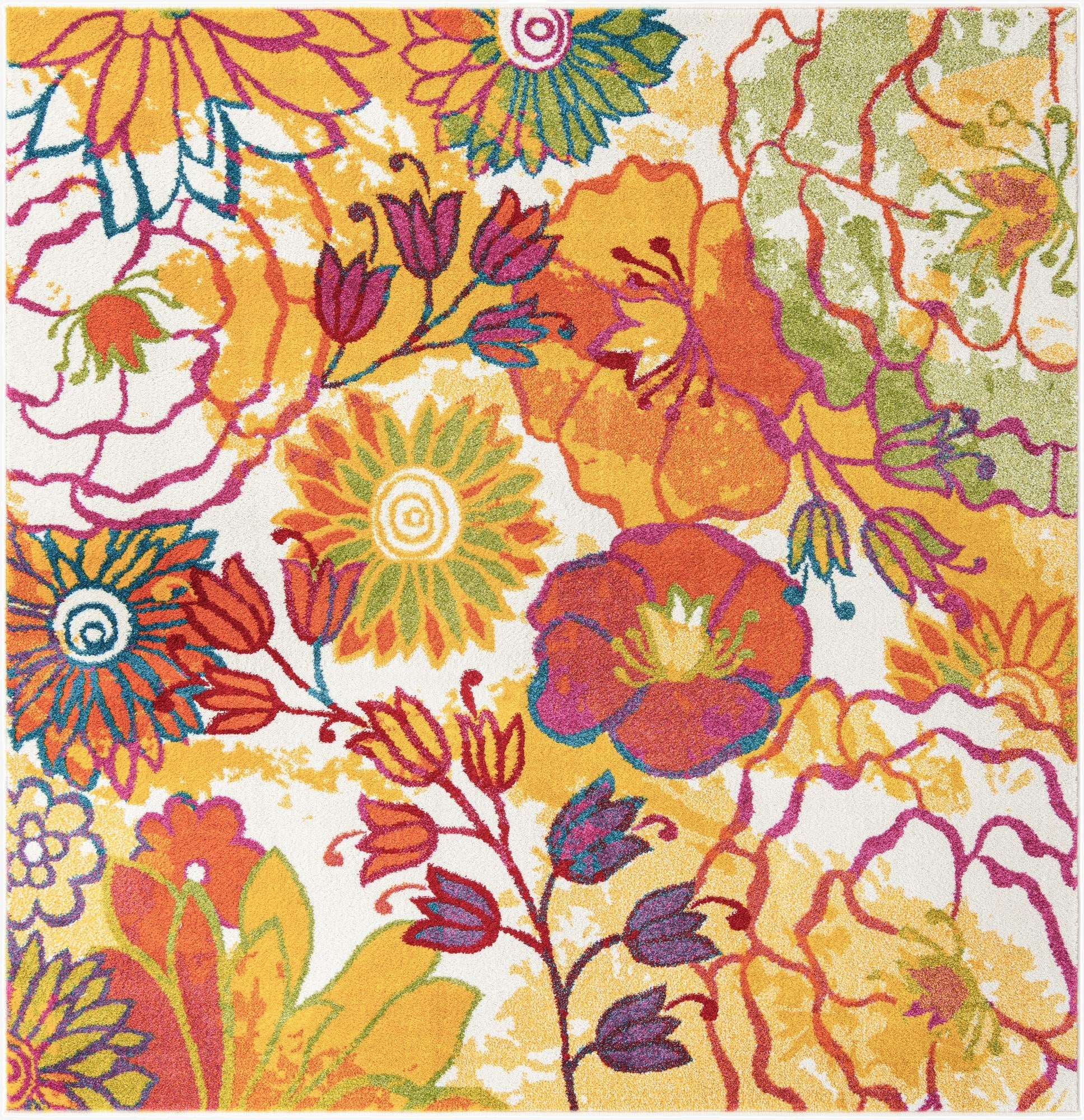 7' 10 x 7' 10 Tuscany Square Rug