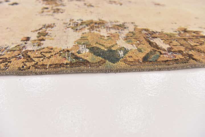 9' 7 x 10' 3 Hand Knotted Ultra Vintage Persian Wool Square Rug