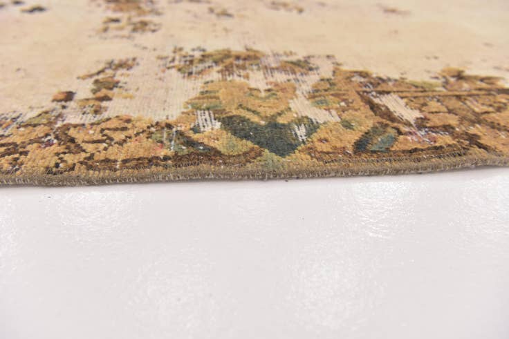 Detail image of 9' 7 x 10' 3 Hand Knotted Ultra Vintage Persian Wool Square Rug