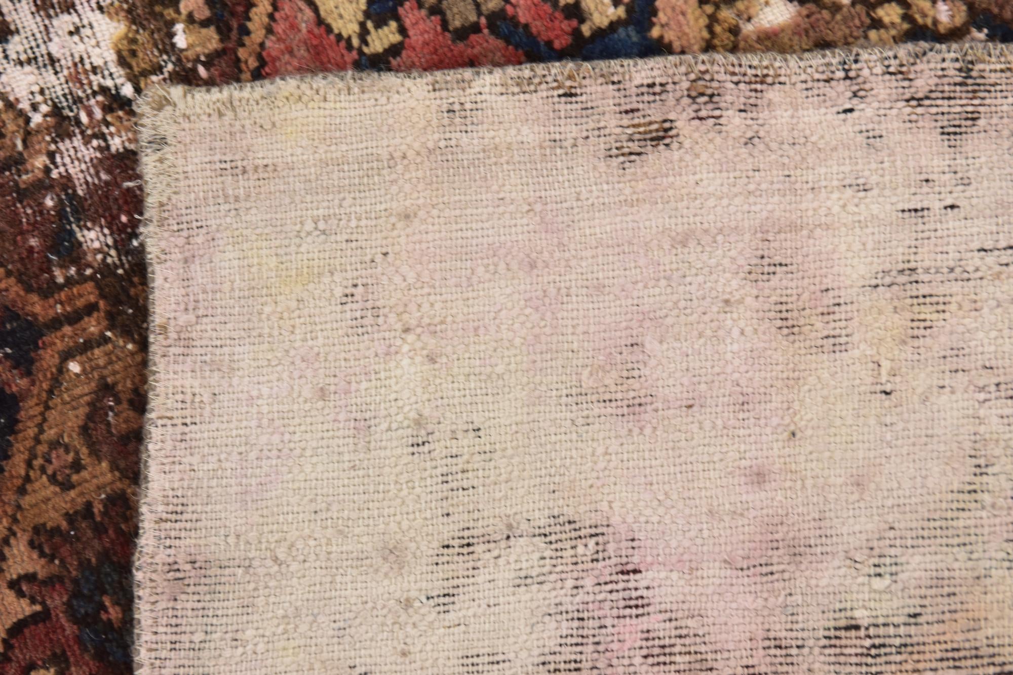 195cm x 215cm anudado a mano Ultra Vintage Alfombra Persa Lana Cuadrado