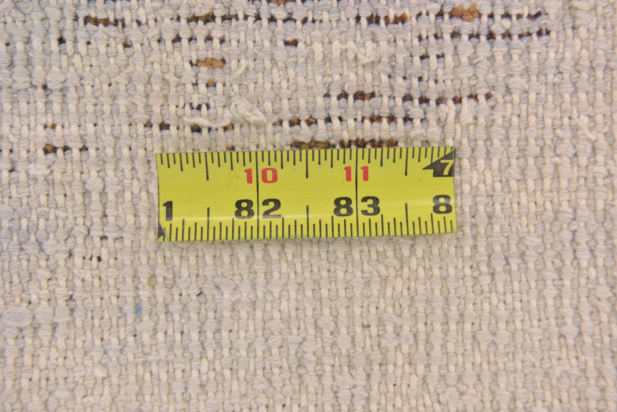 4' 10 x 5' Hand Knotted Ultra Vintage Persian Wool Square Rug