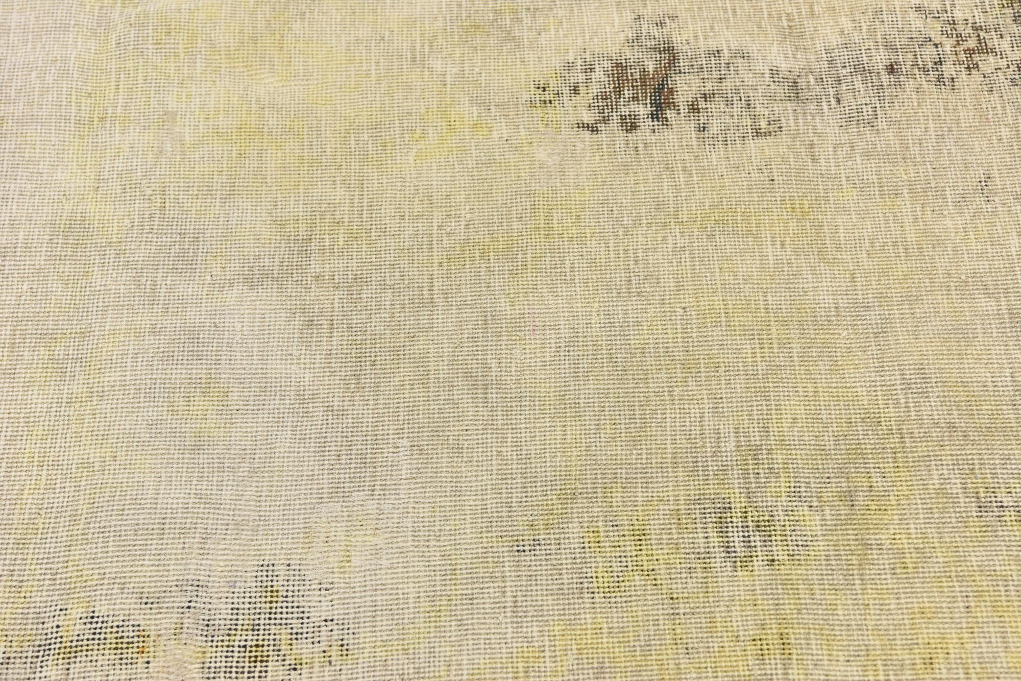 5' 2 x 6' 8 Hand Knotted Ultra Vintage Persian Wool Square Rug