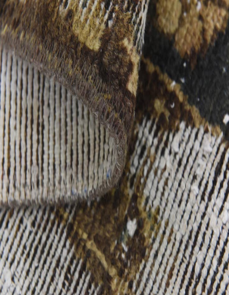 Detail image of 6' 6 x 7' 3  Hand Knotted Ultra Vintage Persian Wool Square Rug