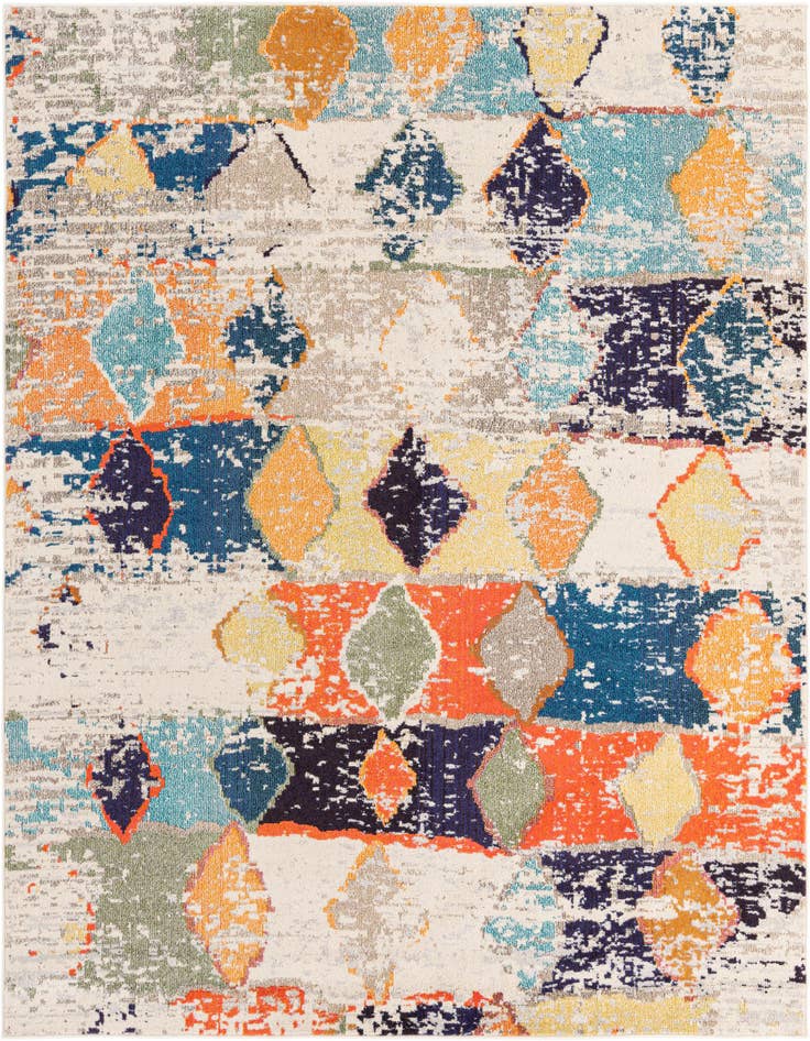 Detail image of 7' 10 x 7' 10 Washable Vivid Square Rug