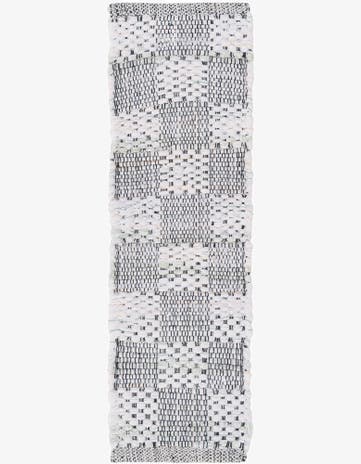 0' 9 x 2' 6 Chindi Cotton Stair Rug