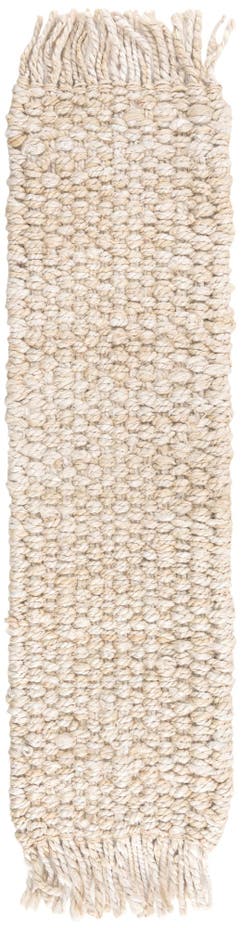 0' 9 x 2' 6 Hand Woven Chunky Jute Stair Rug