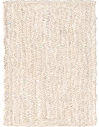 Detail image of 1' 2 x 8'  Hand Braided Chindi Table Runner Rug