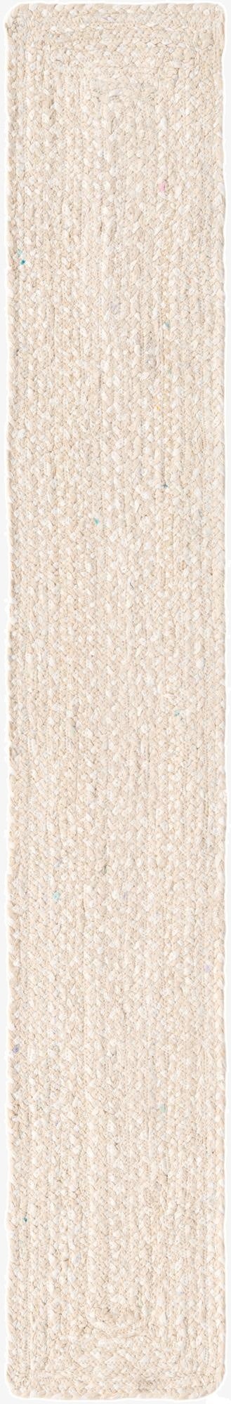 1' 2 x 10'  Hand Braided Chindi Table Runner Rug