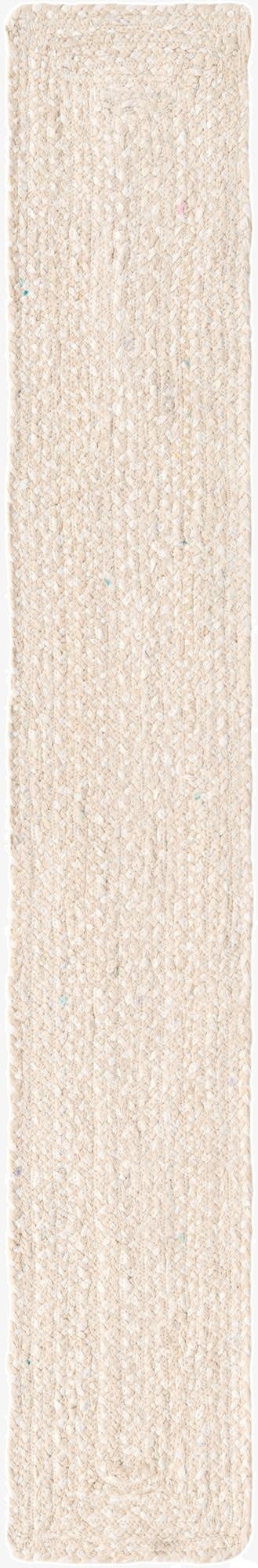 Primary image 1' 2 x 6' 1  Hand Braided Chindi Table Runner Rug