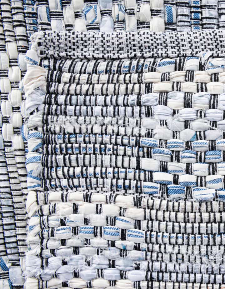 1' 2 x 10' Hand Woven Chindi Cotton Table Runner Rug