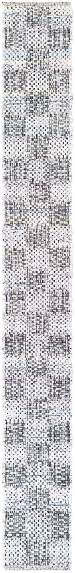 1' 2 x 10' Hand Woven Chindi Cotton Table Runner Rug