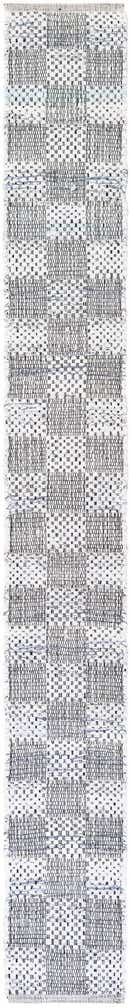 1' 2 x 10' Hand Woven Chindi Cotton Table Runner Rug