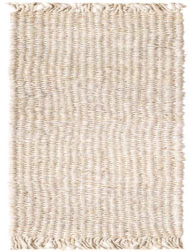 Detail image of 1' 2 x 6' 1 Hand Woven Chunky Jute Table Runner Rug