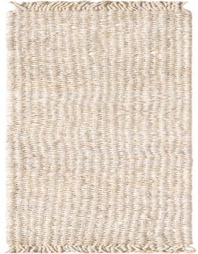 Detail image of 1' 2 x 8' Hand Woven Chunky Jute Table Runner Rug