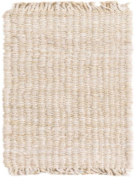 Detail image of 1' 2 x 5' 1 Hand Woven Chunky Jute Table Runner Rug