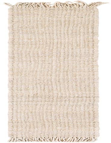 Detail image of 1' 2 x 8' Hand Woven Chunky Jute Table Runner Rug