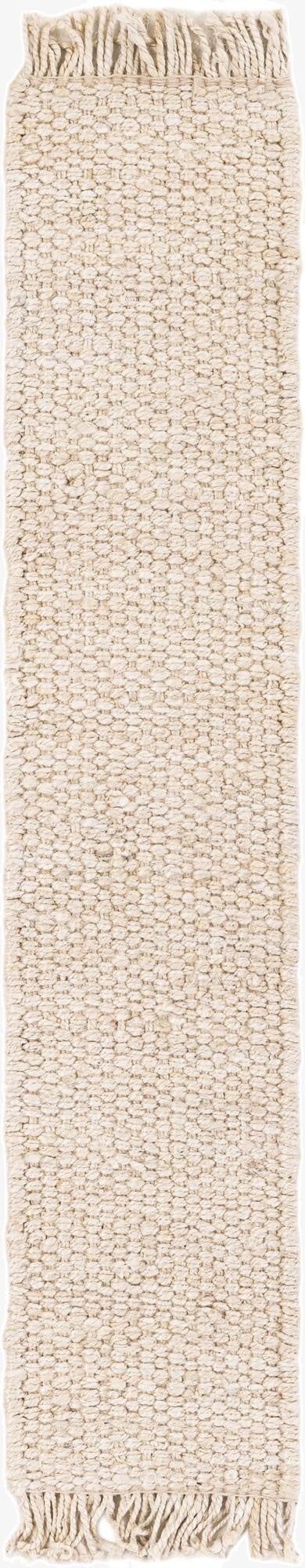 1' 2 x 6' 1  Hand Woven Chunky Jute Table Runner Rug