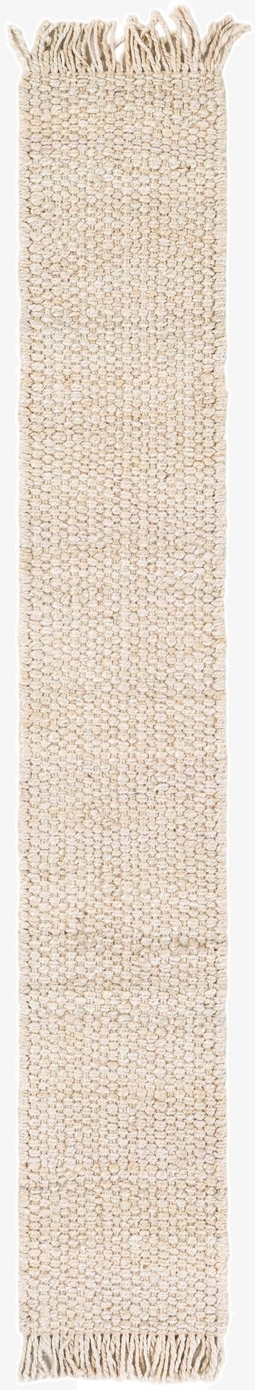 Primary image 1' 2 x 8'  Hand Woven Chunky Jute Table Runner Rug