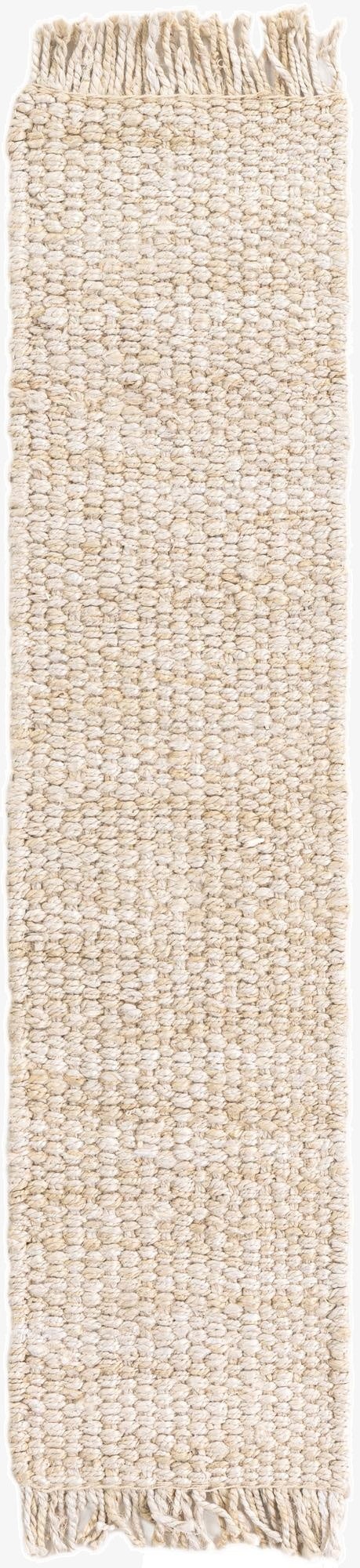1' 2 x 5' 1  Hand Woven Chunky Jute Table Runner Rug