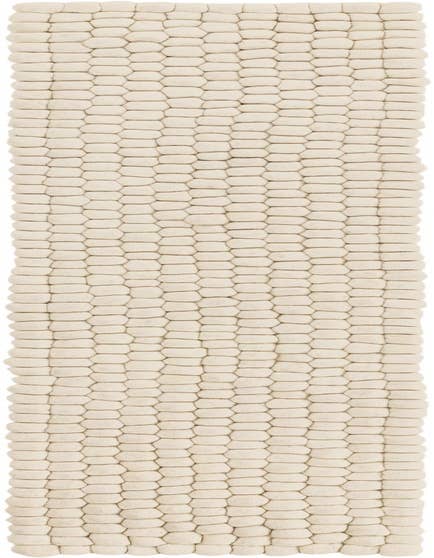 Detail image of 1' 2 x 6' 1 Hand Woven Felt Ball Wool Table Runner Rug