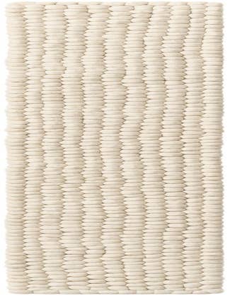 Detail image of 1' 2 x 8' Hand Woven Felt Ball Wool Table Runner Rug