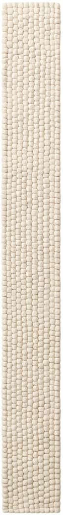 1' 2 x 10' Hand Woven Felt Ball Wool Table Runner Rug