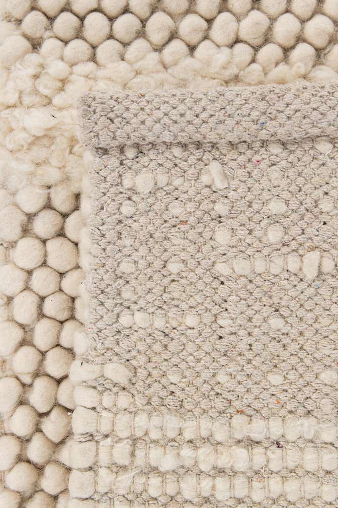 1' 2 x 8' 1 Hand Woven Lana New Zealand Wool Table Runner Rug