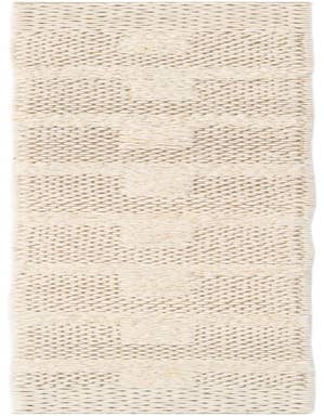 Detail image of 1' 2 x 8' 1 Hand Woven Lana New Zealand Wool Table Runner Rug