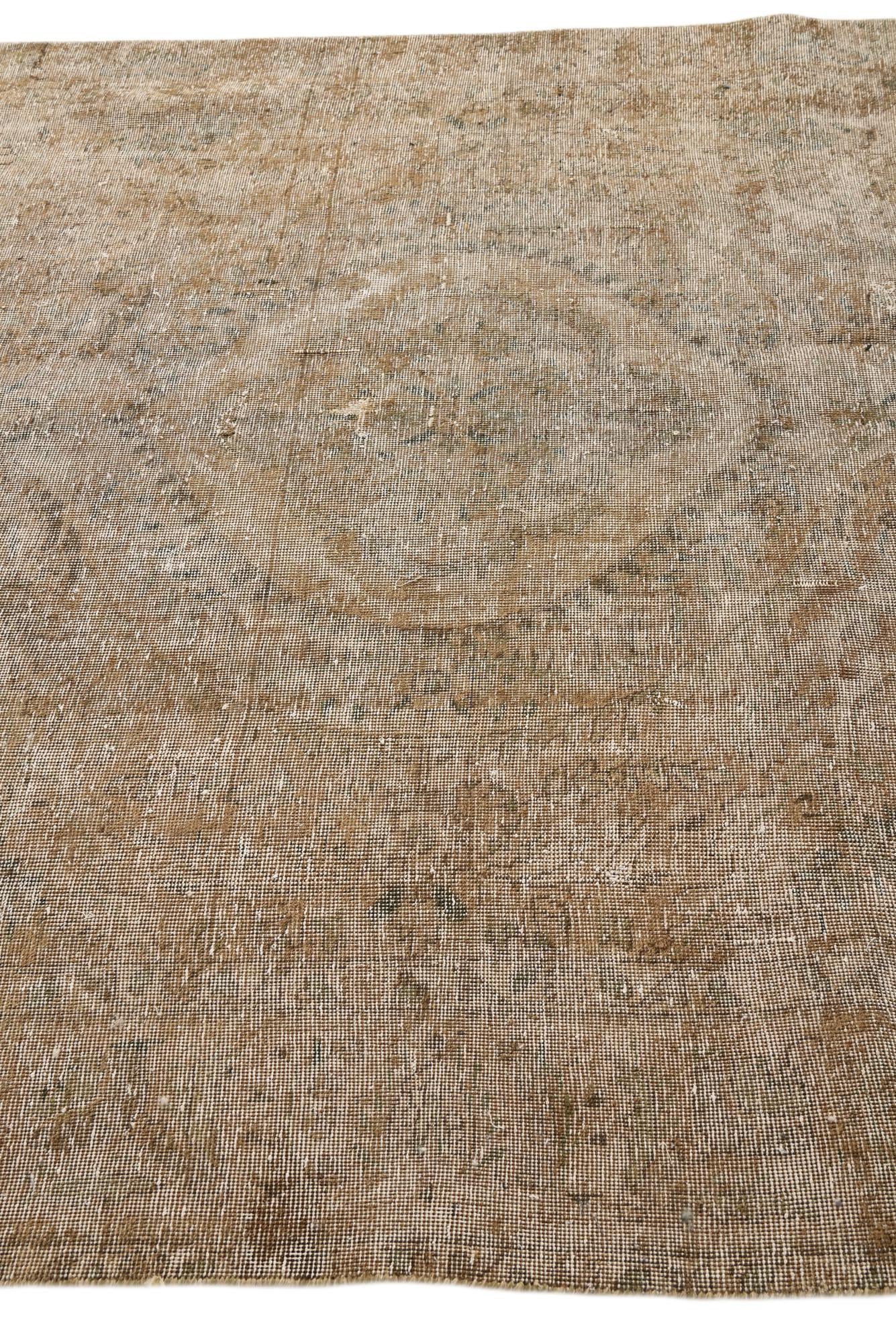 6' 2 x 9' 7 Hand Knotted Ultra Vintage Persian Wool Rug