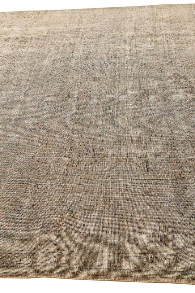 Detail image of 9' 6 x 12' 10 Hand Knotted Ultra Vintage Persian Wool Rug